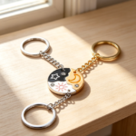 Three-Piece Sun Moon Star Magnetic Keychain