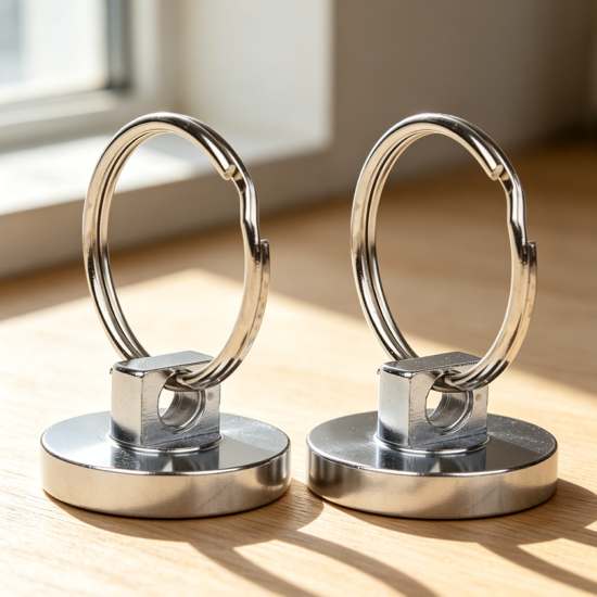Pair of Super-Strong Neodymium Magnet Hooks