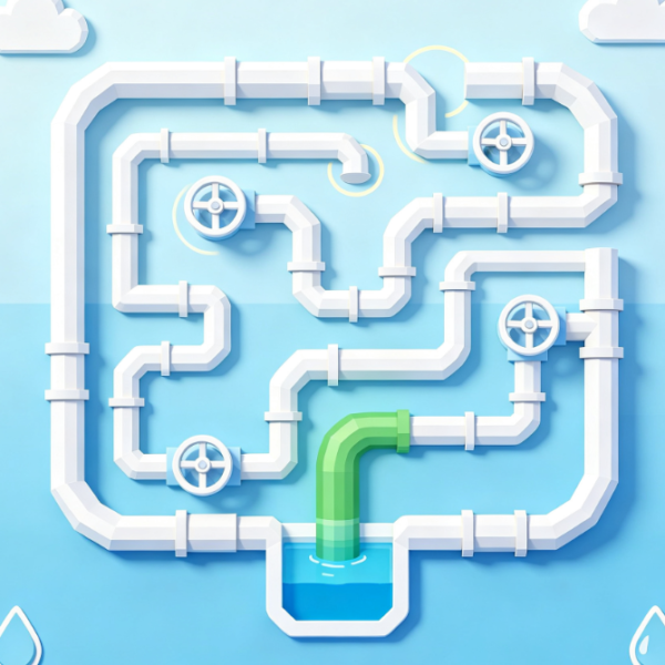 Water Pipe Maze Practice Collection