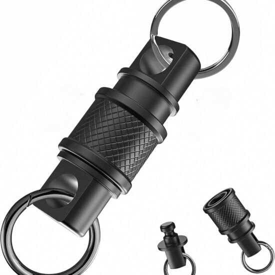 Quick-Release Car Key Holder Detachable Ring